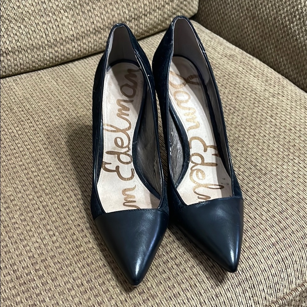 Sam Edelman Black Heels Classic Design